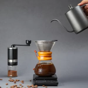 Risttro | Coffee Brewing Kit Pour Over Set | Black | Set of 5