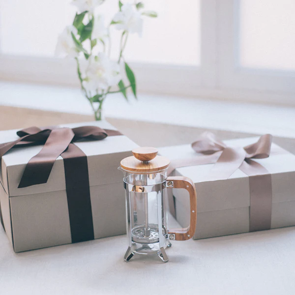 Hario Coffee Press Olive Wood